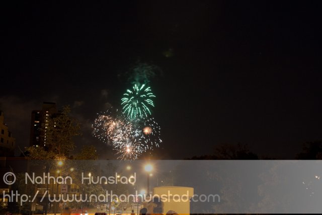 Minneapolis fireworks on 4 July 2010